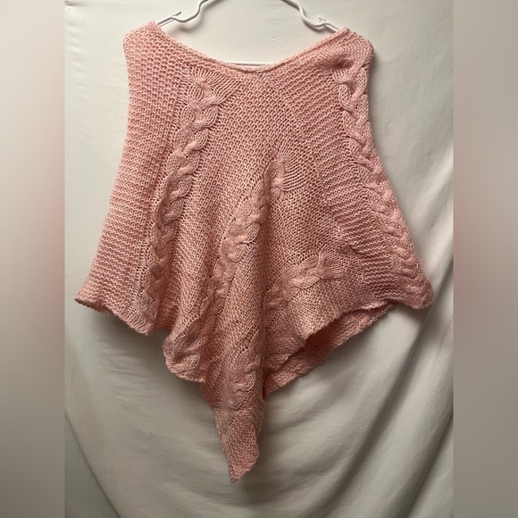 Motherhood Maternity Sweaters - COPY - MOTHERHOOD MATERNITY BEAUTIFUL SOFT KNITTED SOFT PINK COVERUP PATTERN PO…